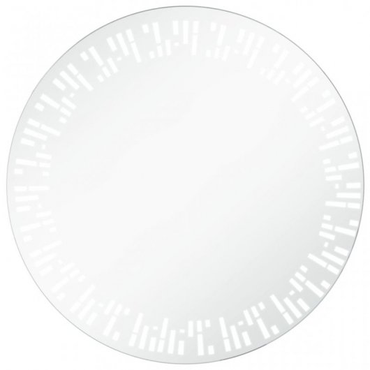 Vidaxl Espejo De Baño Con Led 70 Cm Plata Plata-70x70