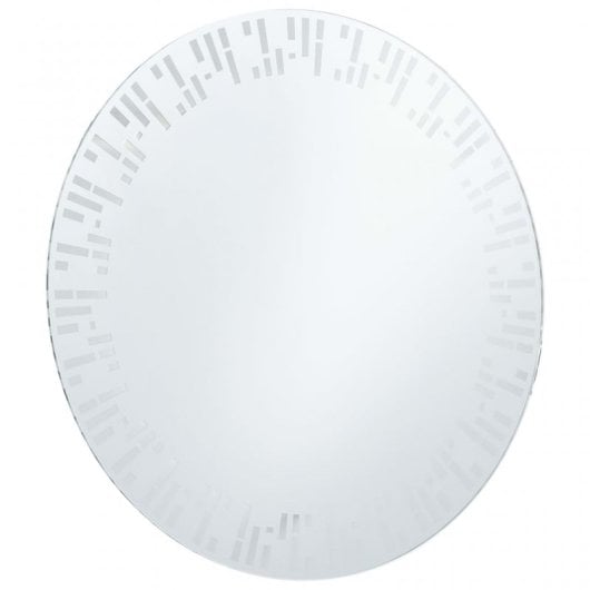 Vidaxl Espejo De Baño Con Led 70 Cm Plata Plata-70x70