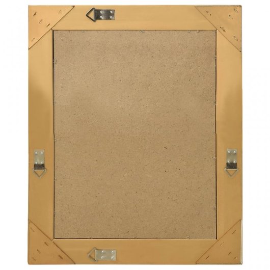 Vidaxl Espejo De Pared Estilo Barroco Dorado 50x60 Cm Dorado Dorado-50x60