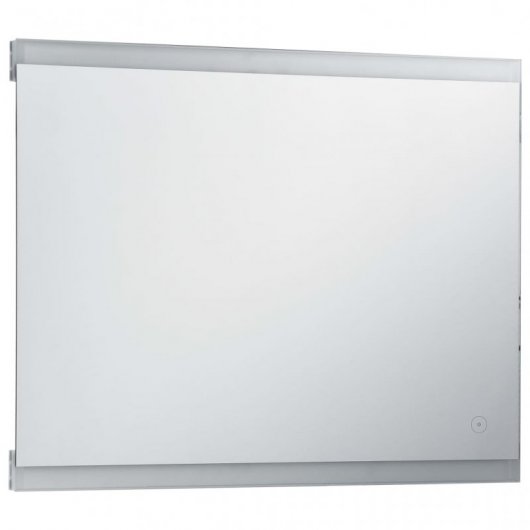 Vidaxl Espejo De Pared Para Baño Con Led Y Sensor Táctil 80x60 Cm Plata Plata-80x60