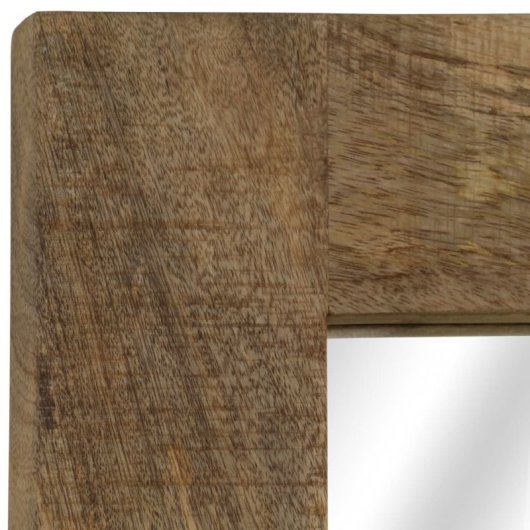 Vidaxl Espejo De Madera Maciza De Mango 50x80 Cm