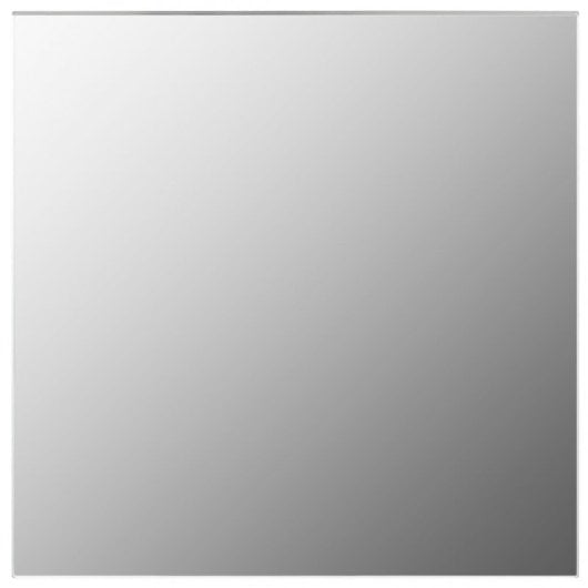 Vidaxl Espejo De Pared Con Luces Led Cuadrado De Vidrio Plata Plata-60x60