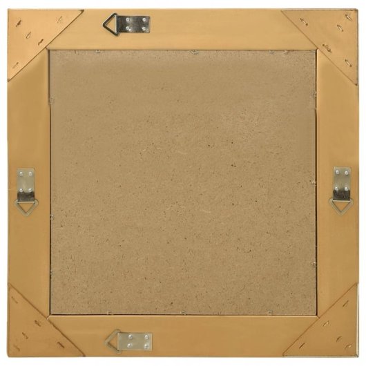 Vidaxl Espejo De Pared Estilo Barroco Dorado 50x50 Cm