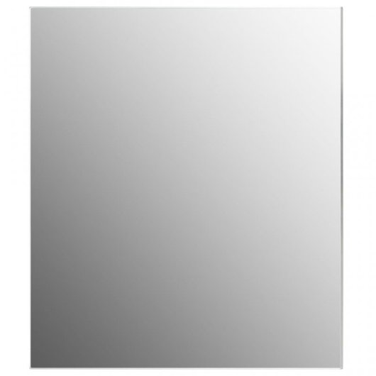Vidaxl Espejo De Pared Sin Marco Con Luces Led Rectangular De Vidrio Plata Plata-70x50