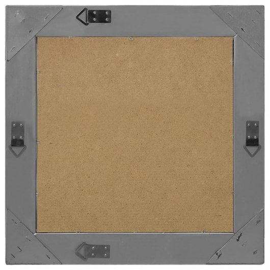 Vidaxl Espejo De Pared Estilo Barroco Negro 50x50 Cm