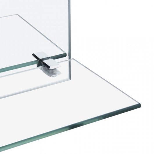 Vidaxl Espejo De Pared Con Estante De Vidrio Templado 40x60 Cm