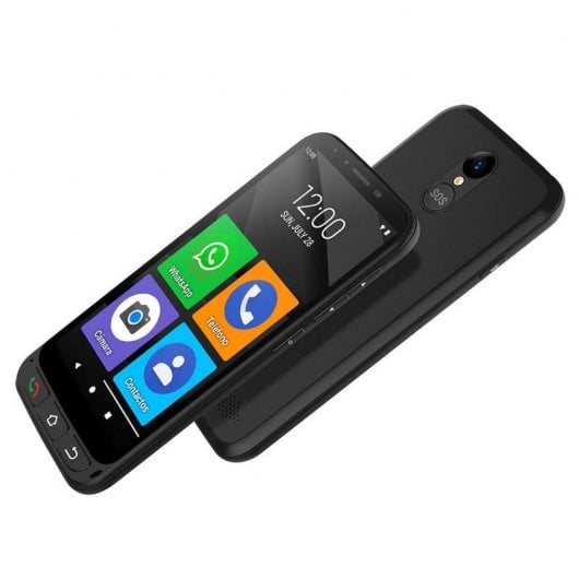 Téléphone SPC Zeus 4G pour personnes âgées noir débloqué