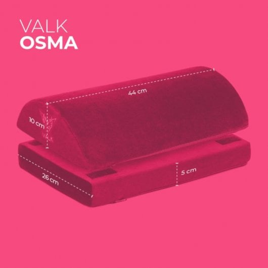 VALK Osma Reposapiés Gaming Negro