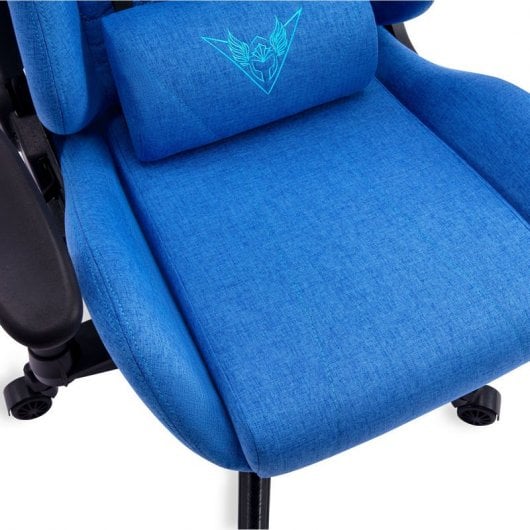 Chaise de jeu en tissu bleu saphir Valk Nyx