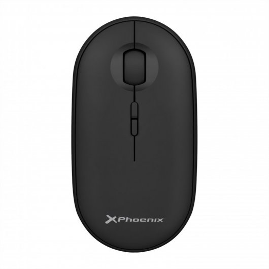 Phoenix Rebble Ratón Óptico Inalámbrico 1600 DPI Negro
