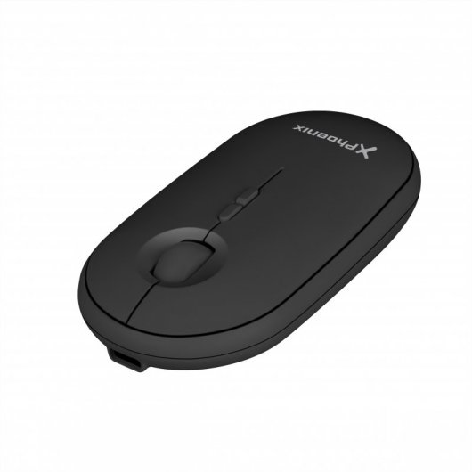 Phoenix Rebble Ratón Óptico Inalámbrico 1600 DPI Negro
