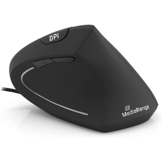 Mouse ottico USB Mediarange MROS230 2400 DPI Nero