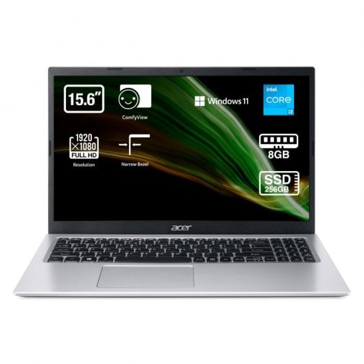 Acer Aspire 3 A315-58-39L1 Intel Core i3-1115G4/8 Go/SSD 256 Go/15,6"