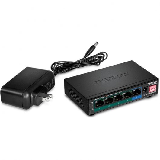 Trendnet TPE-TG51g Switch 1 Porta RJ-45 Gigabit + 4 Portas RJ-45 Gigabit PoE+ 60W