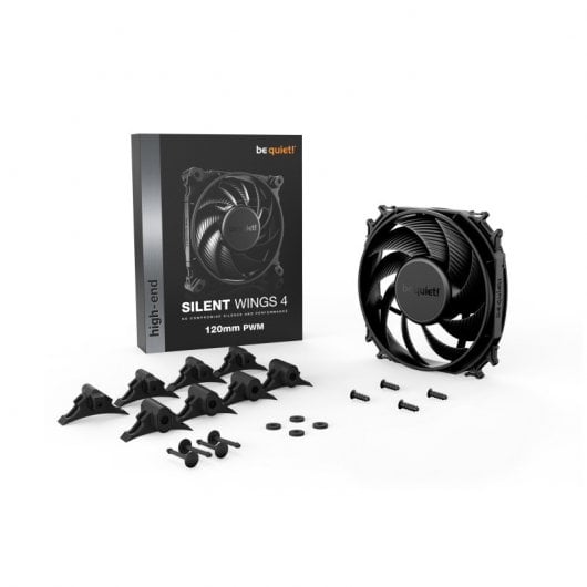 Be Quiet! Silent Wings 4 PWM Ventoinha 120mm Preta