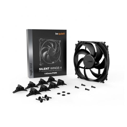 Be Quiet! Silent Wings 4 PWM Ventoinha 140mm Preta