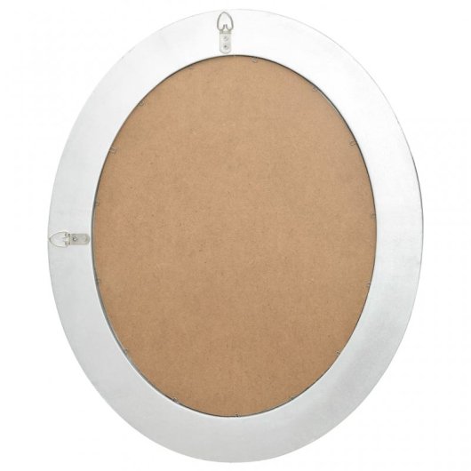 Vidaxl Espejo De Pared Estilo Barroco Plateado 50x60 Cm Plata Plata-50x60