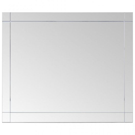 Vidaxl Espejo De Pared Vidrio 80x60 Cm