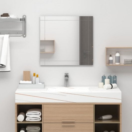 Vidaxl Espejo De Pared Vidrio 80x60 Cm