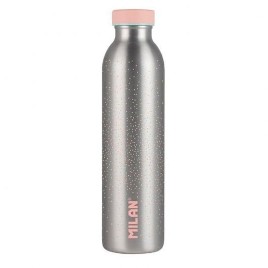 Milan Silver - Botella Térmica Reutilizable 0.6l En Acero Inoxidable. Rosa