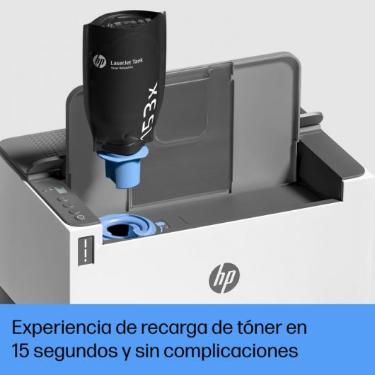 HP LaserJet Imprimante Tank 1504w, Noir et blanc, Imprimante pour Entreprises, Imprimer, Format compact; Éco-énergétique; Wi-Fi double fréquence