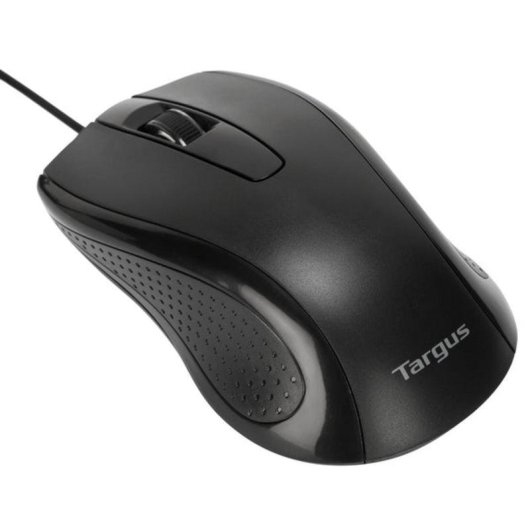 Maus Targus AMU81AMGL USB 1000 DPI Schwarz Ambidextrisch Antimikrobiell