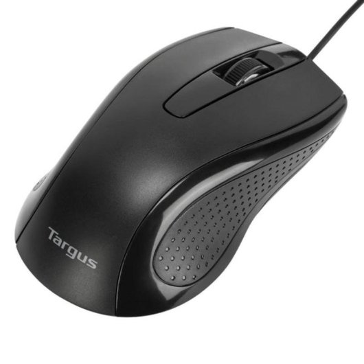 Maus Targus AMU81AMGL USB 1000 DPI Schwarz Ambidextrisch Antimikrobiell