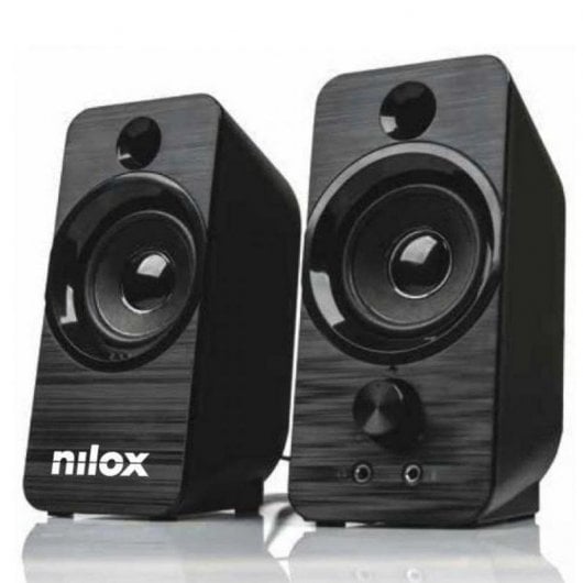 Altoparlanti da tavolo Nilox 6W Nero