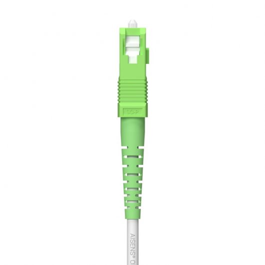 Aisens A152-0619 Latiguillo Fibra Óptica SC/APC a SC/APC Monomodo G657A2 150m Blanco