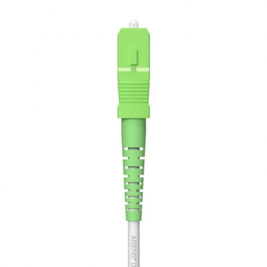 Aisens A152-0619 Latiguillo Fibra Óptica SC/APC a SC/APC Monomodo G657A2 150m Blanco