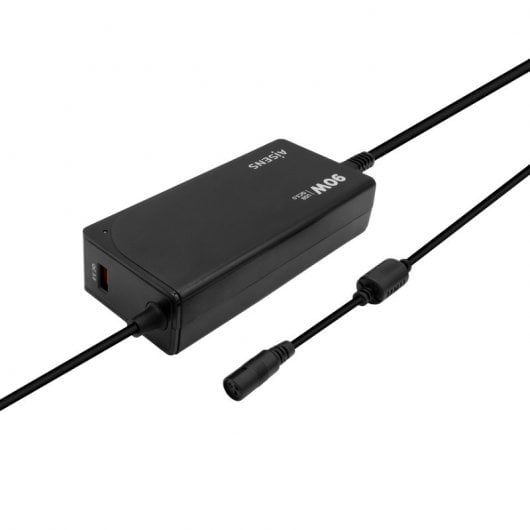 Aisens ASLC-90WAUTO-BK Cargador Universal para Portátiles 90W
