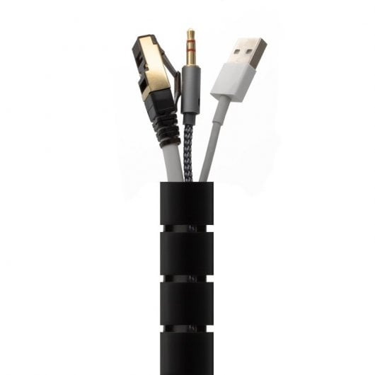 Aisens A151-0605 Organizador de Cables 3m Negro