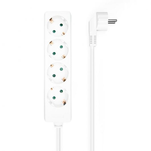 Aisens A154-0533 Multiprise blanche à 4 prises