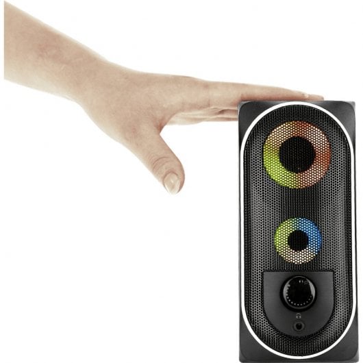 HP DHE-6001 Altavoces 2.0 RGB Negros