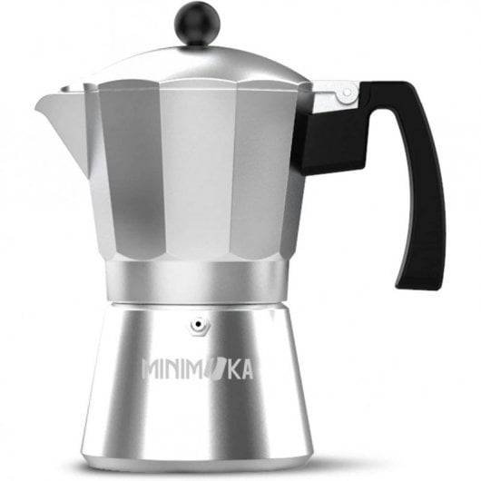Caffettiera Italiana Mini Moka 9 Tazze Argento