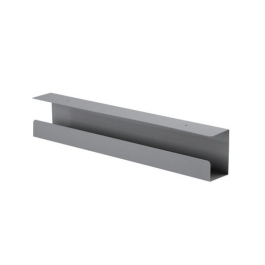 Kimex Canaleta Pasacables Horizontal para Escritorio 60cm Gris
