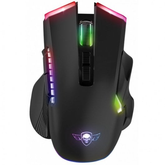 Spirit of Gamer Elite M70 Souris de jeu RGB sans fil 4800 DPI Noir