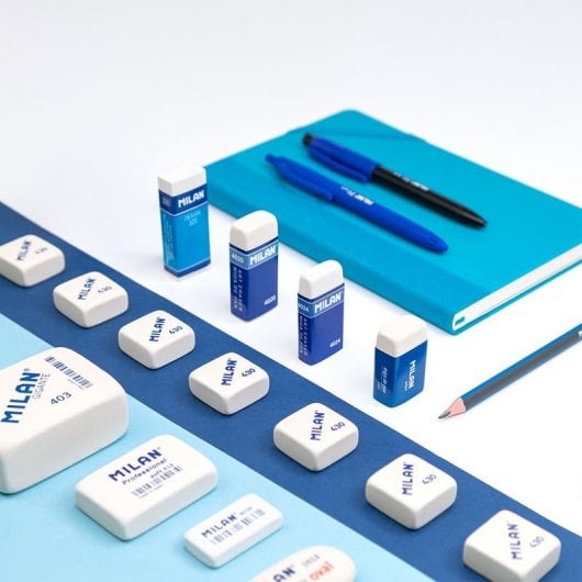 Milan Box mit 3 riesigen Brotkrümelradierern 403 zum industriellen Radieren und Reinigen