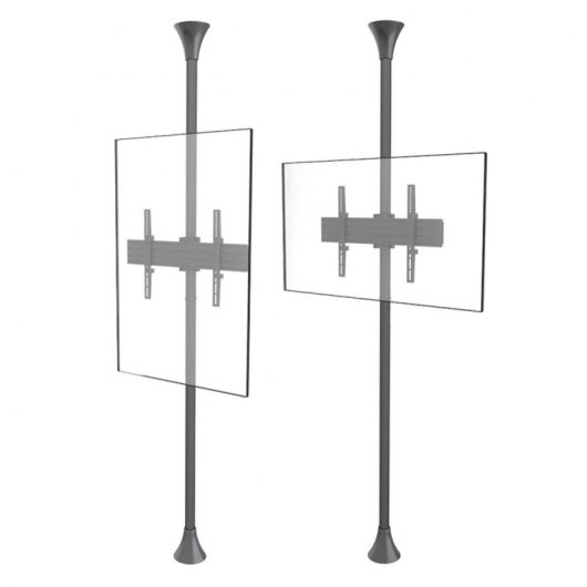 Kimex Supporto Da Pavimento/Soffitto Inclinabile per TV 32''-75'' VESA 400x400 Max 30Kg
