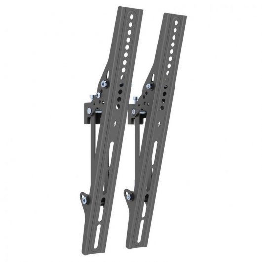 Kimex Supporto Da Pavimento/Soffitto Inclinabile per TV 32''-75'' VESA 400x400 Max 30Kg