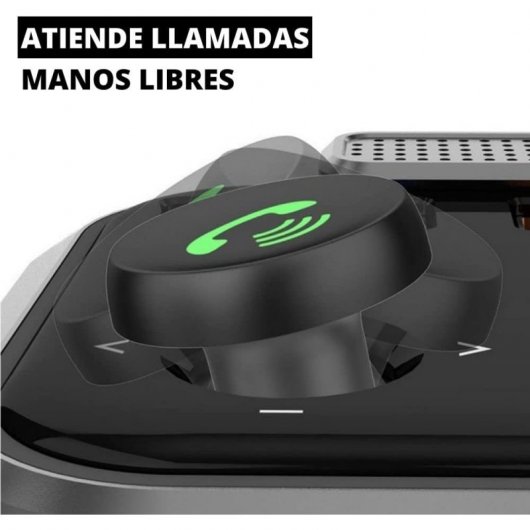 NK Transmisor FM Bluetooth para Coche Negro