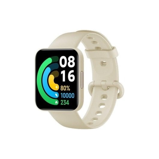 POCO Watch Bluetooth GPS 39mm AMOLED Avorio Resistenza all'Acqua 5ATM SpO2 Cardiofrequenzimetro