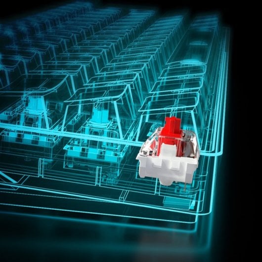 Sharkoon Skiller SGK50 S4 Teclado Mecánico Gaming RGB Switch Red