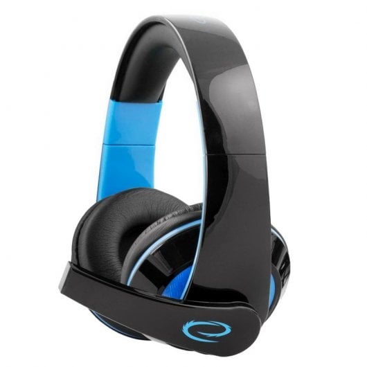 Casque de jeu Esperanza EGH300B noir/bleu