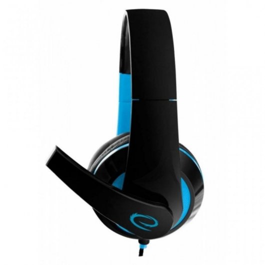 Casque de jeu Esperanza EGH300B noir/bleu
