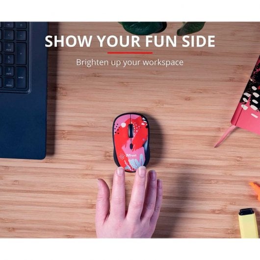 Trust Yvi souris Droitier RF sans fil Optique 1600 DPI