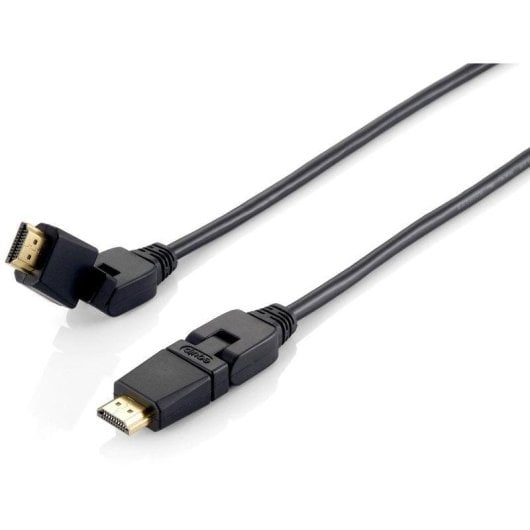 Câble HDMI Equip 119363 3m Connecteurs Pivotants Ethernet 3D ARC Noir