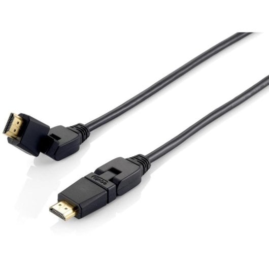 Câble HDMI Equip 119363 3m Connecteurs Pivotants Ethernet 3D ARC Noir