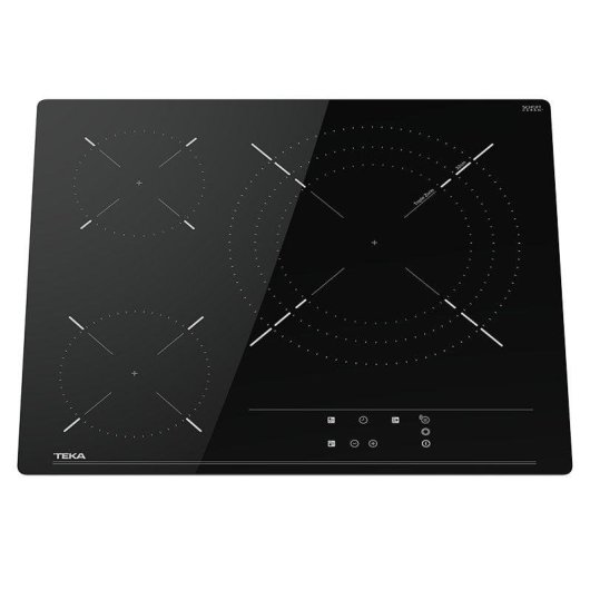 Placa vitrocerâmica Teka TBC63632TTCBK 3 zonas 60 cm preta Booster