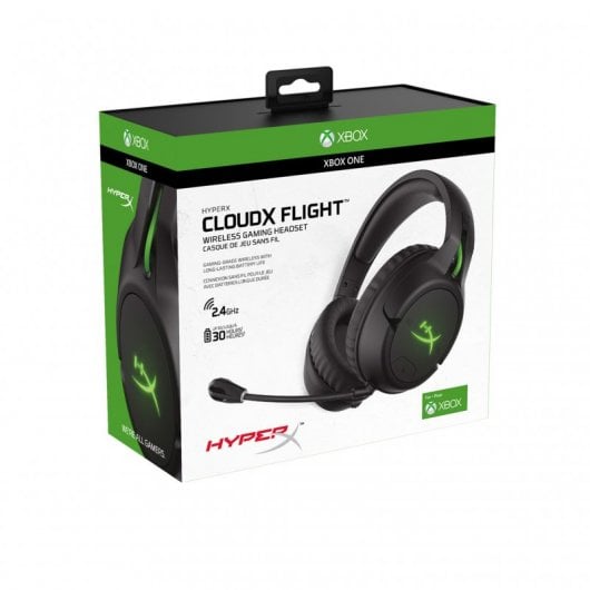 Cuffie da gioco wireless Hyperx CloudX Flight per Xbox nere